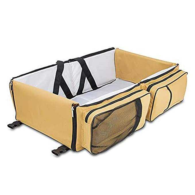 Portable Bassinet & Changing Pad Station for camping
